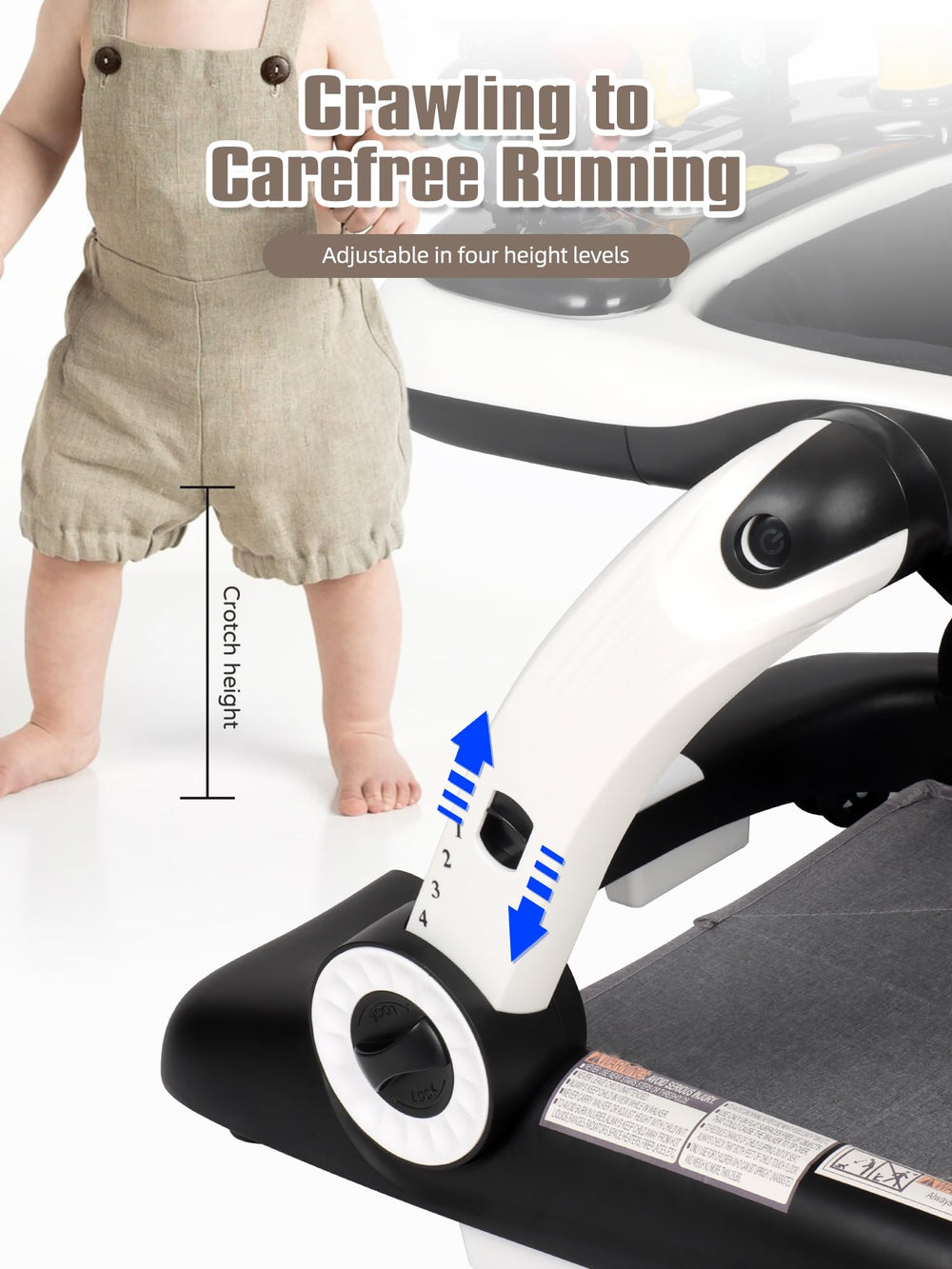 BIUSIKAN 6-in-1 baby walker supports multiple activities for growing movers.