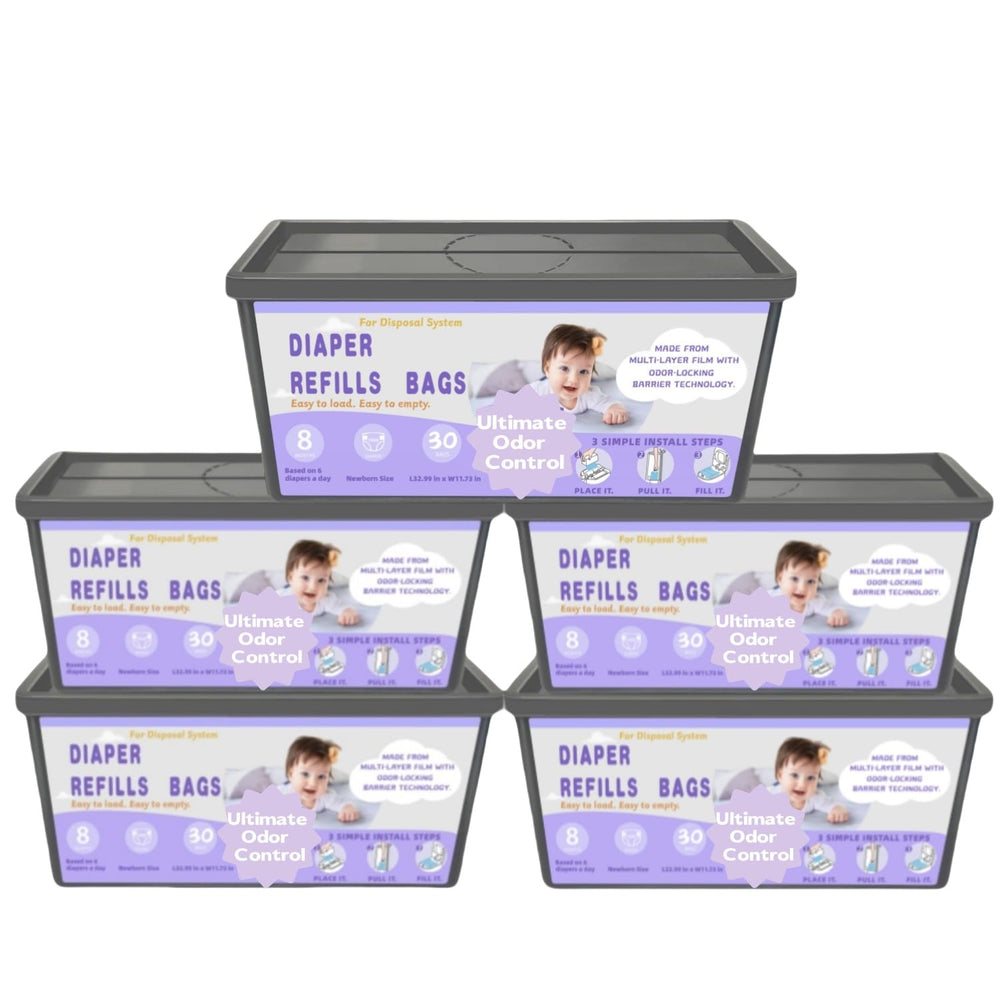 Biuskuku diaper easy roll refill packaging shows a ready to use solution for busy parents.