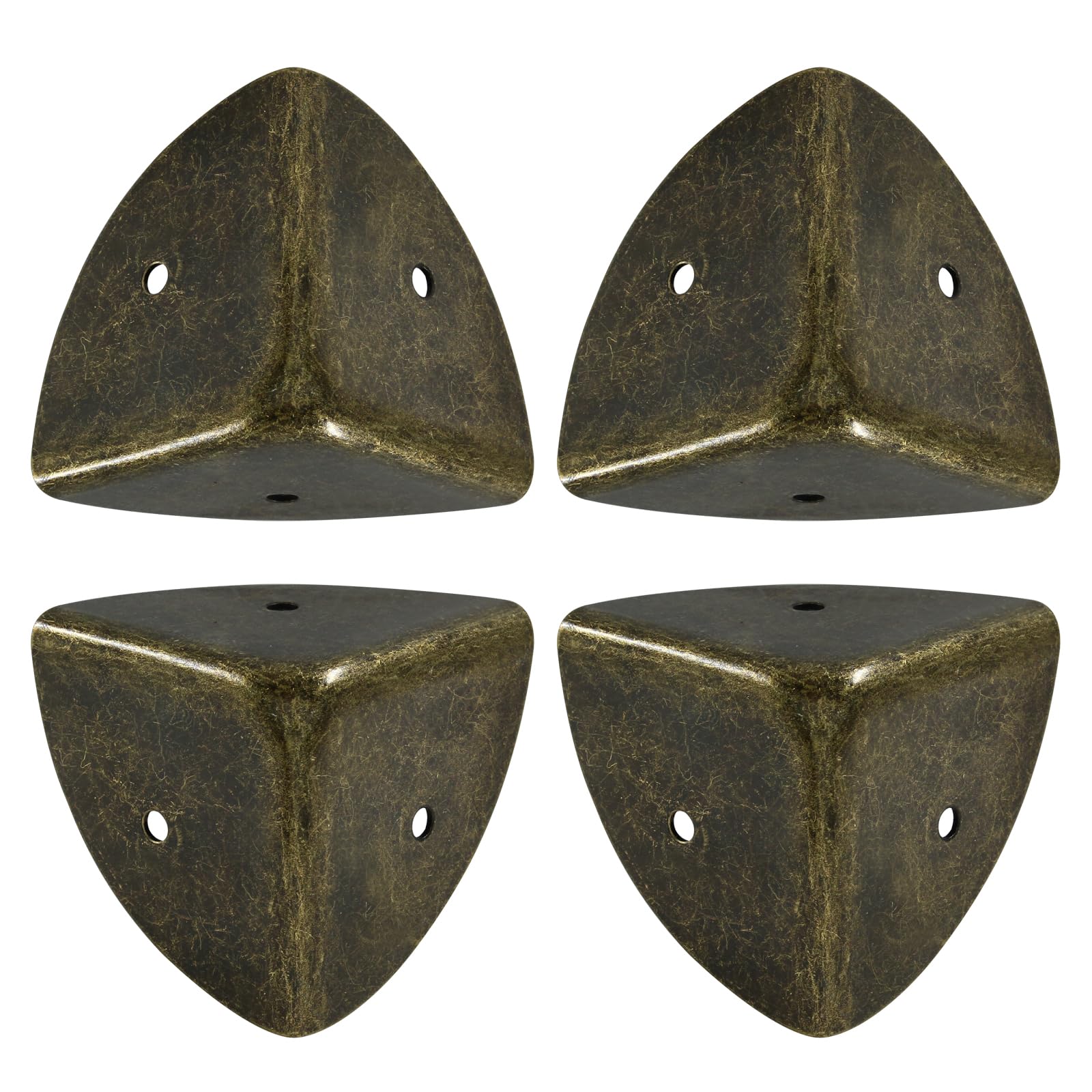 Bivethoi bronze corner protector 1.6in close-up for durable furniture protection.