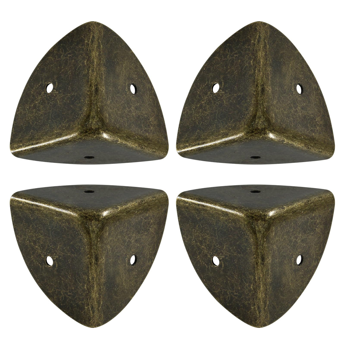 Bivethoi bronze corner protector 1.6in close-up for durable furniture protection.