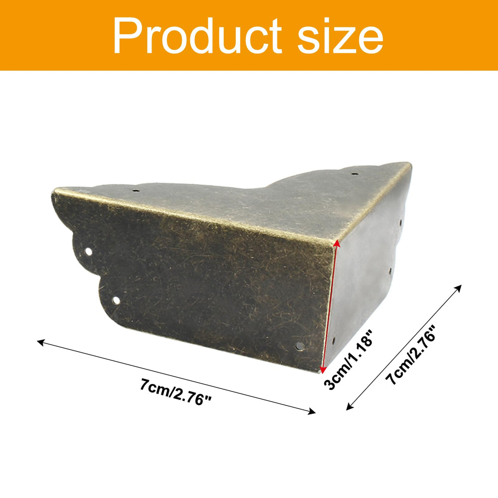 Bivethoi bronze corner protector with screws ready for easy installation.