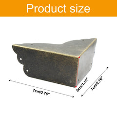 Bivethoi bronze corner protector with screws ready for easy installation.