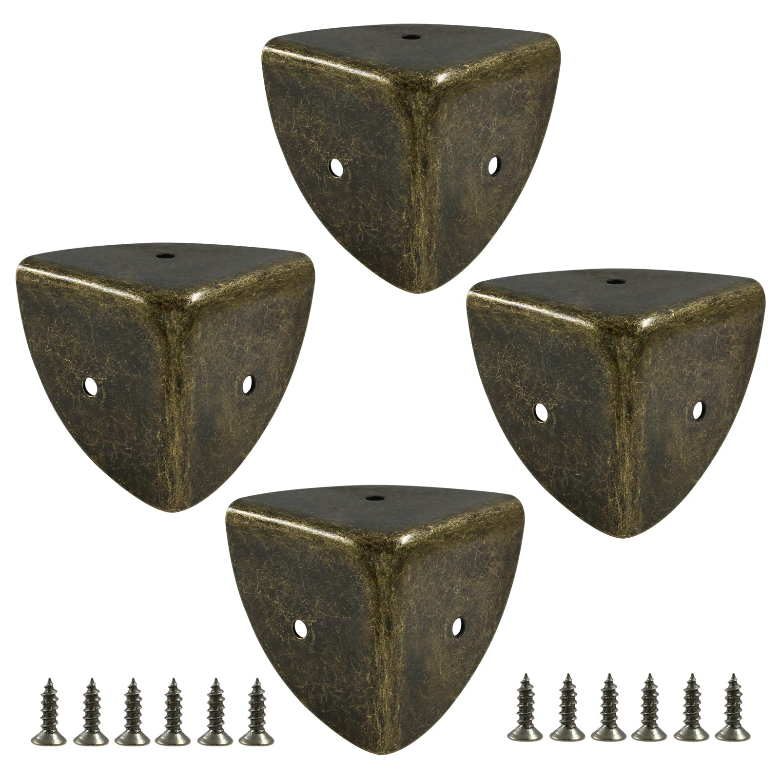 Bivethoi bronze corner protector screws detail showing easy mounting.