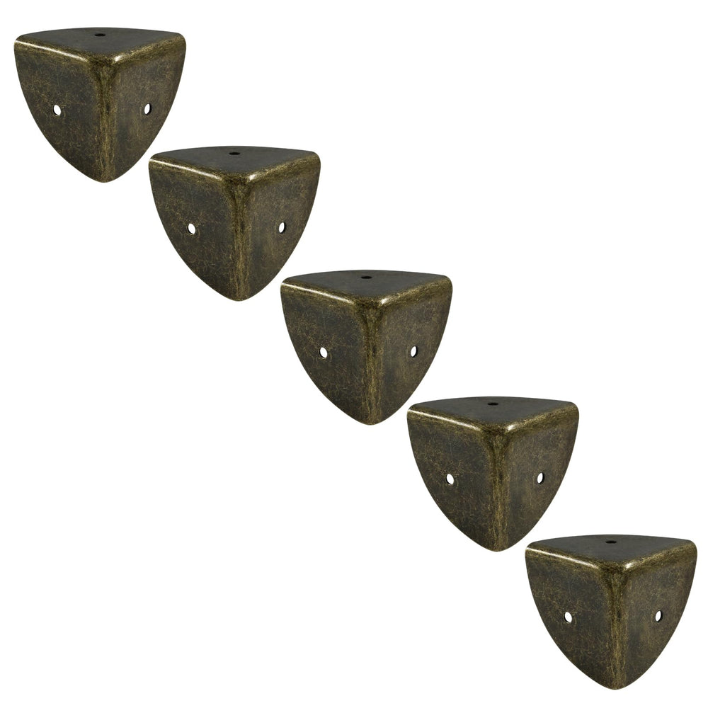 Bivethoi bronze decorative corner protectors complementing furniture styling.