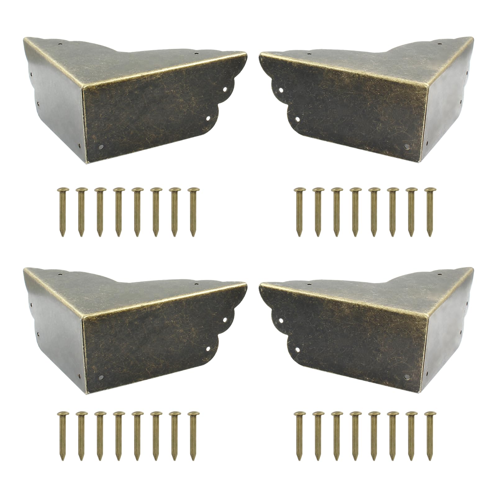 Bivethoi bronze furniture corner protector adds retro style and protection.
