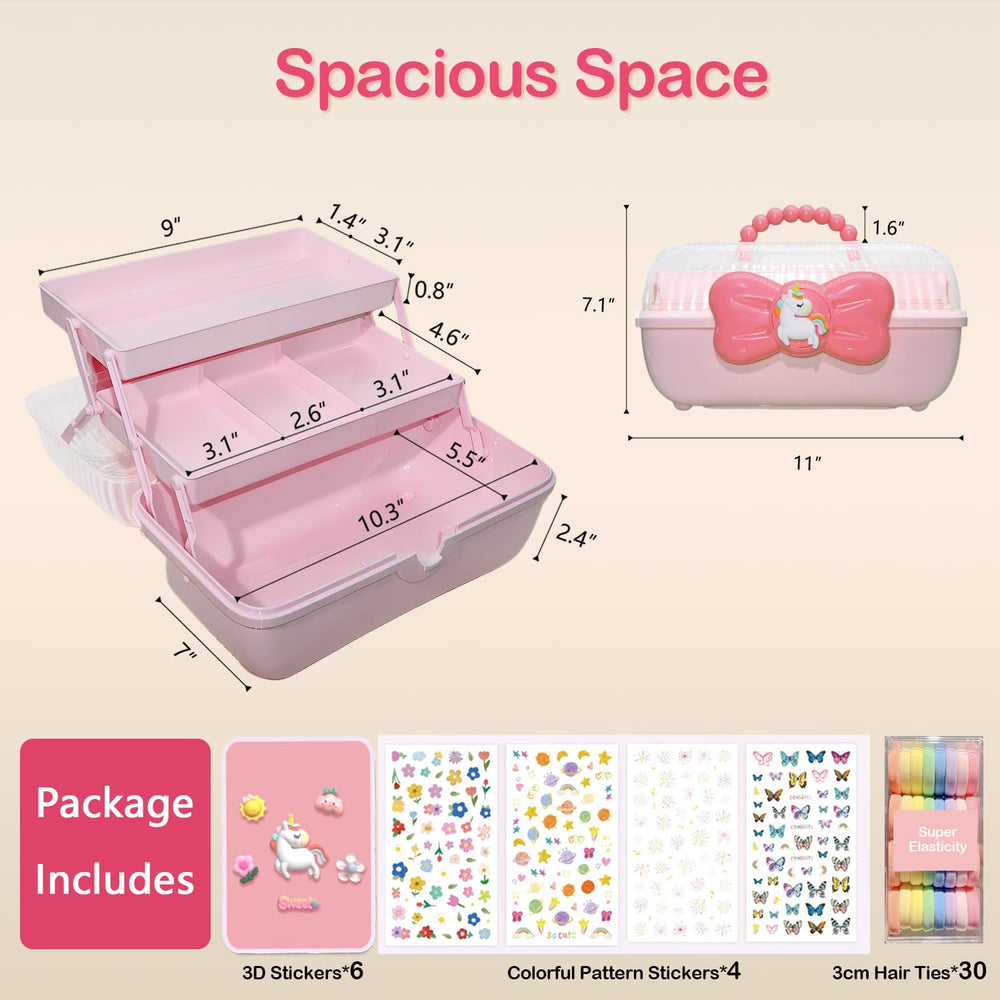 BIVOGID spacious storage capacity measures 11x7x7 inches for larger items