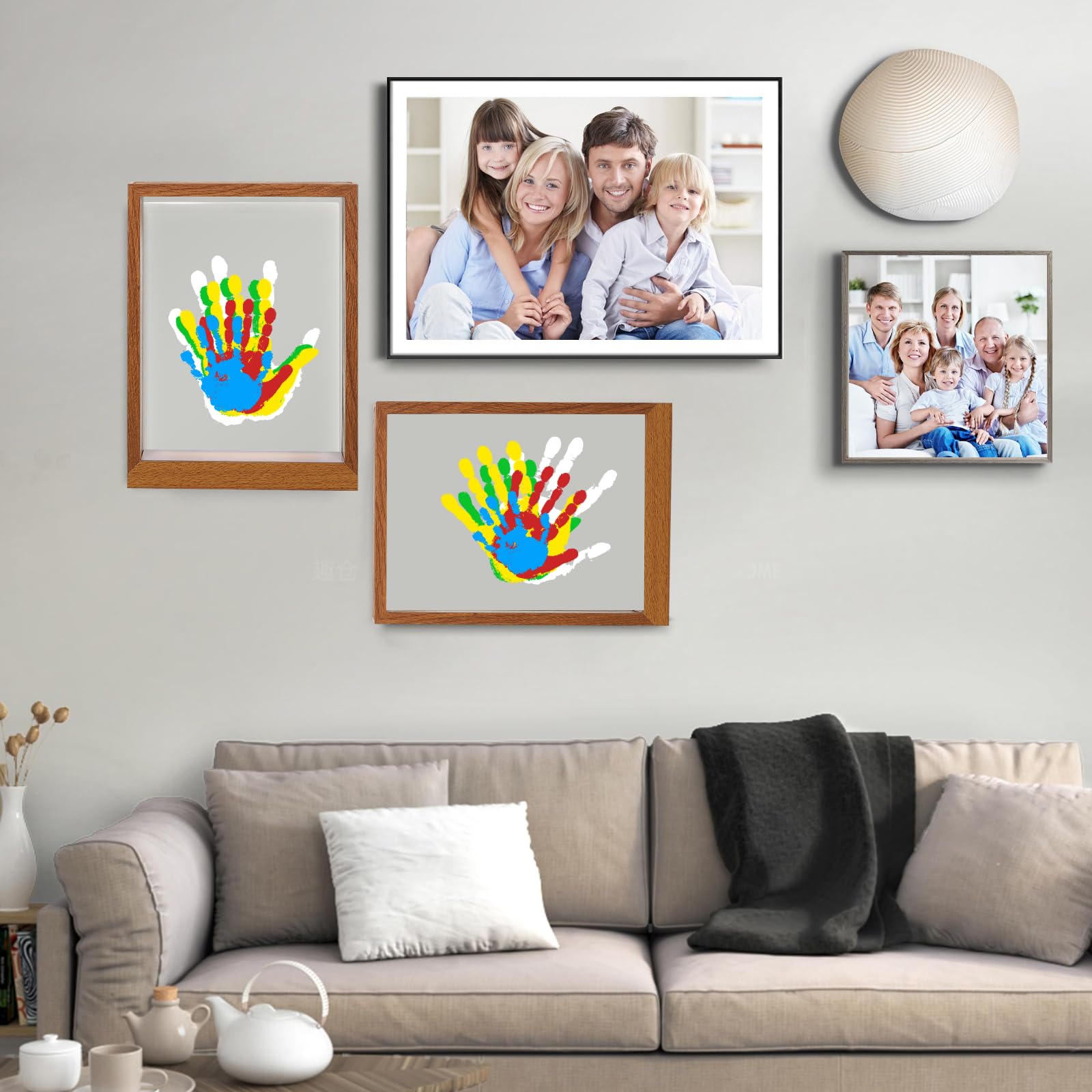 Bixinyo family paw and handprints on display highlight cherished bonding moments