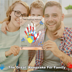 Bixinyo handprint kit paint colors multicolor offers vibrant, non-toxic options for artwork.