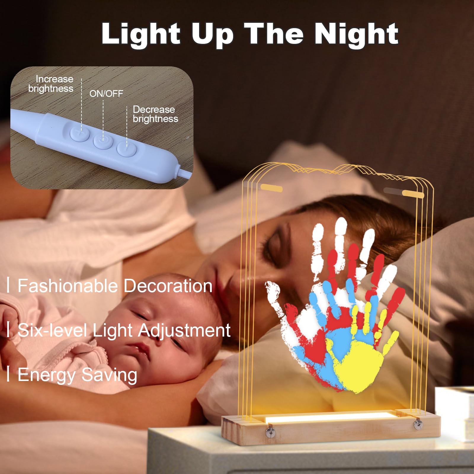 Bixinyo handprint sheets transparent capture clear prints for cherished memories.