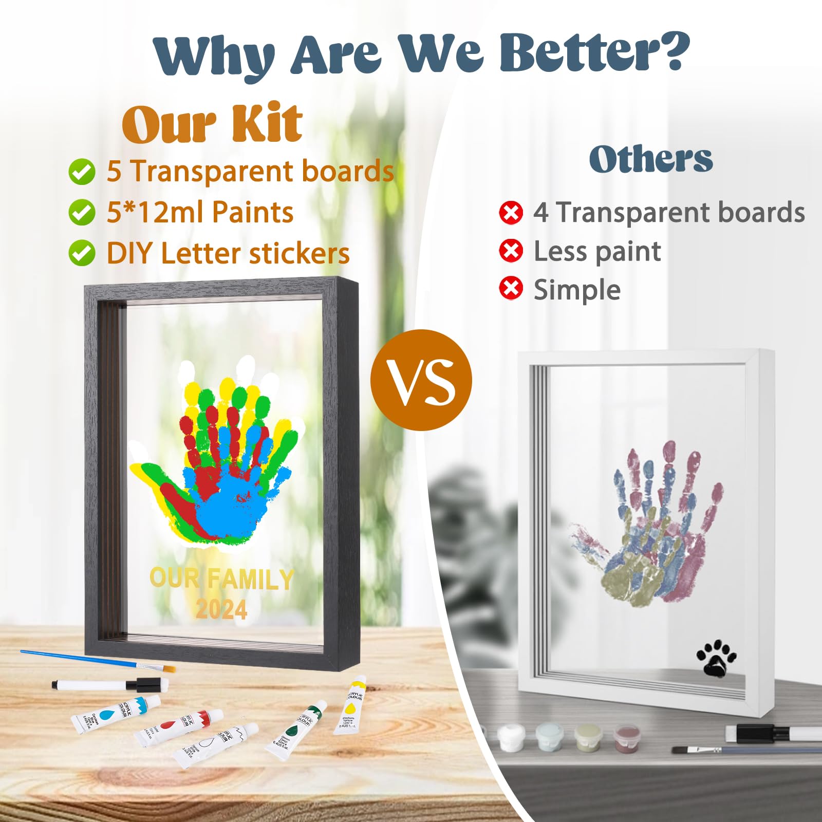 Bixinyo washable paints offer easy cleanup and reuse.