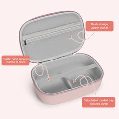 Bjabtan bag holds two pumps with a large mesh pocket for cords