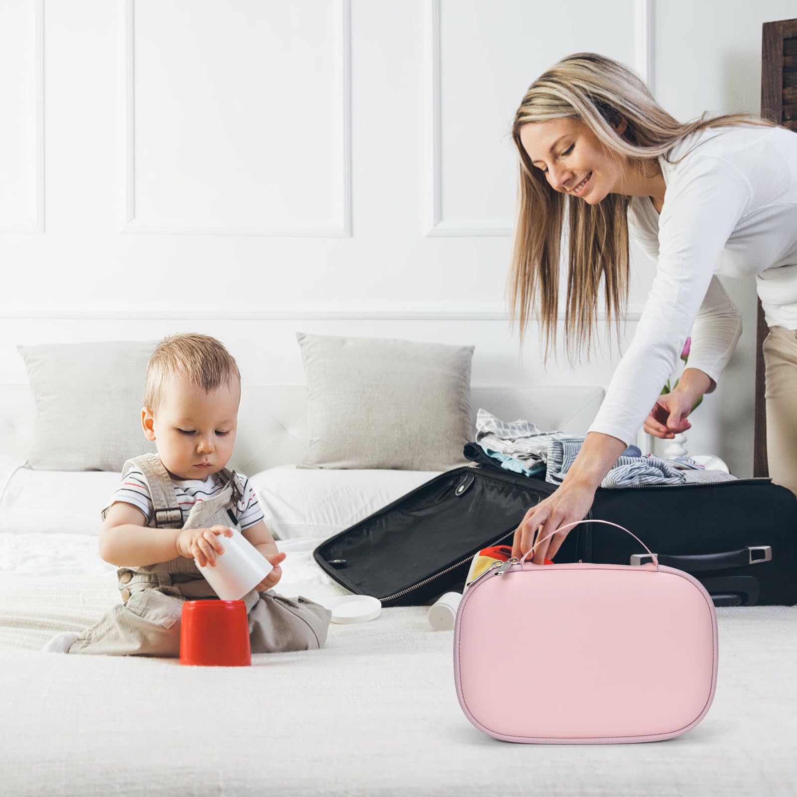 Bjabtan waterproof material makes cleanup easy after messy or wet moments