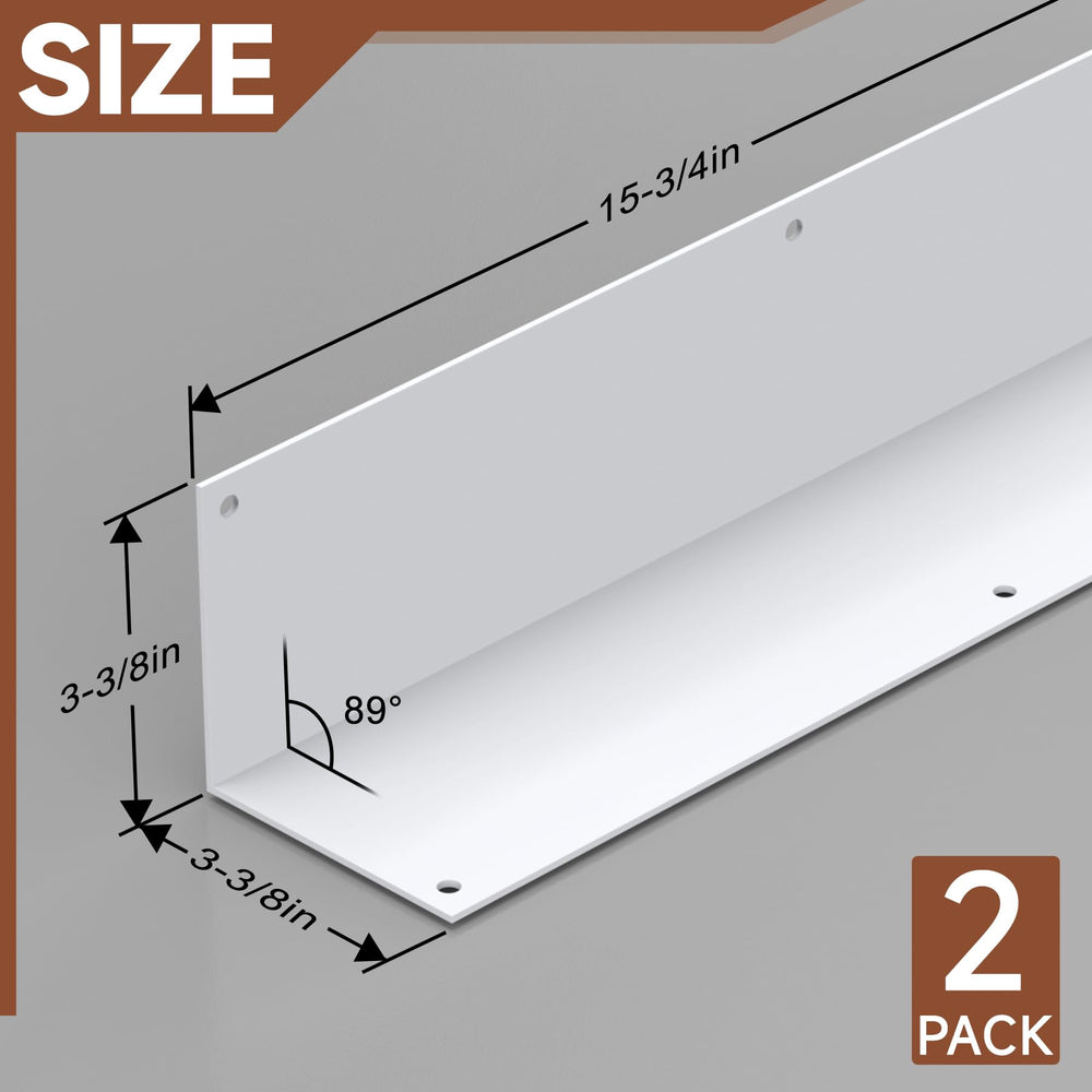 BJADE'S aluminum corner guard weed whack protection guards vinyl corners from lawn equipment