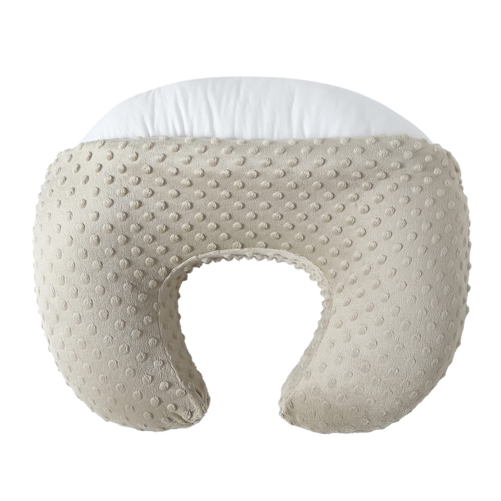 Blackleaf Baby nursing pillow cover fits pillows around 22 in x 17.7 in x 5.9 in.