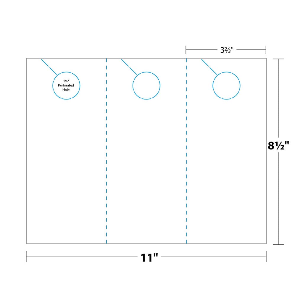Blanks/USA 65lb Timberline stock provides durable posting options