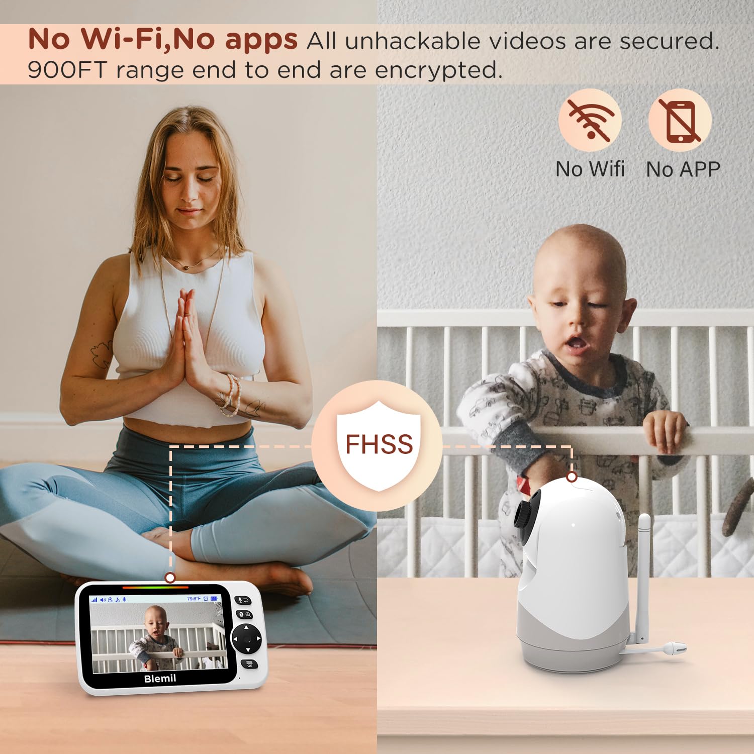 Blemil VOX energy-saving mode extends battery life during quiet hours.