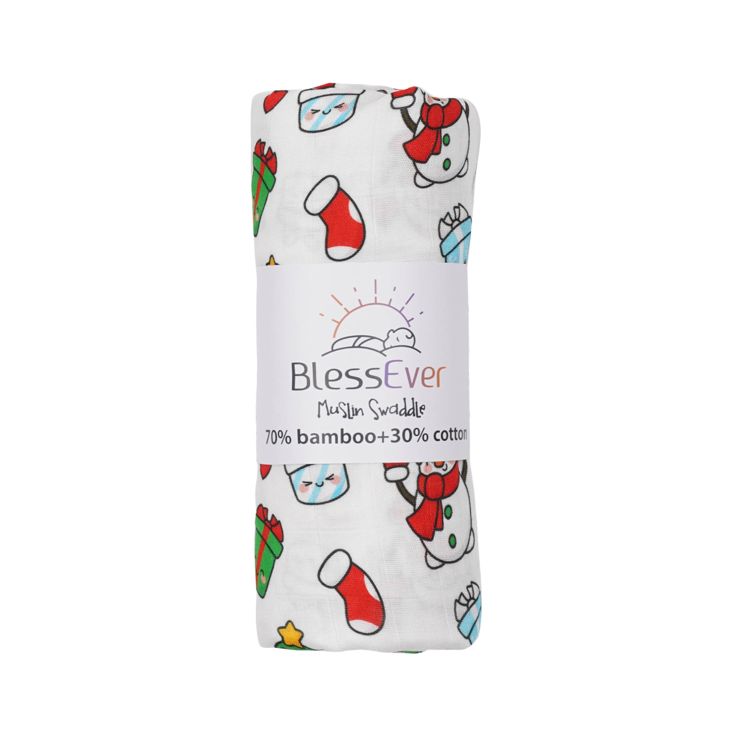 BlessEver muslin swaddle nursing cover supports discreet feeding moments.
