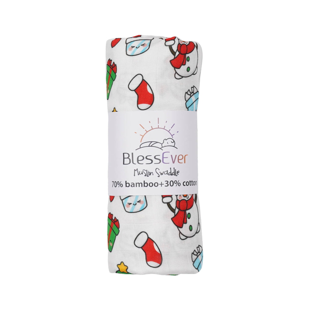 BlessEver muslin swaddle nursing cover supports discreet feeding moments.