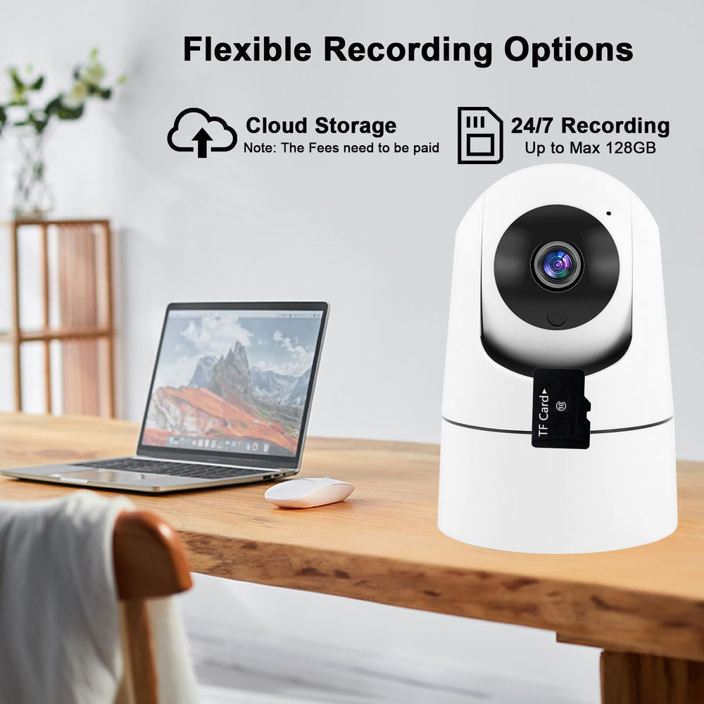 BlessFly 4MP indoor camera with two-way audio for real-time communication