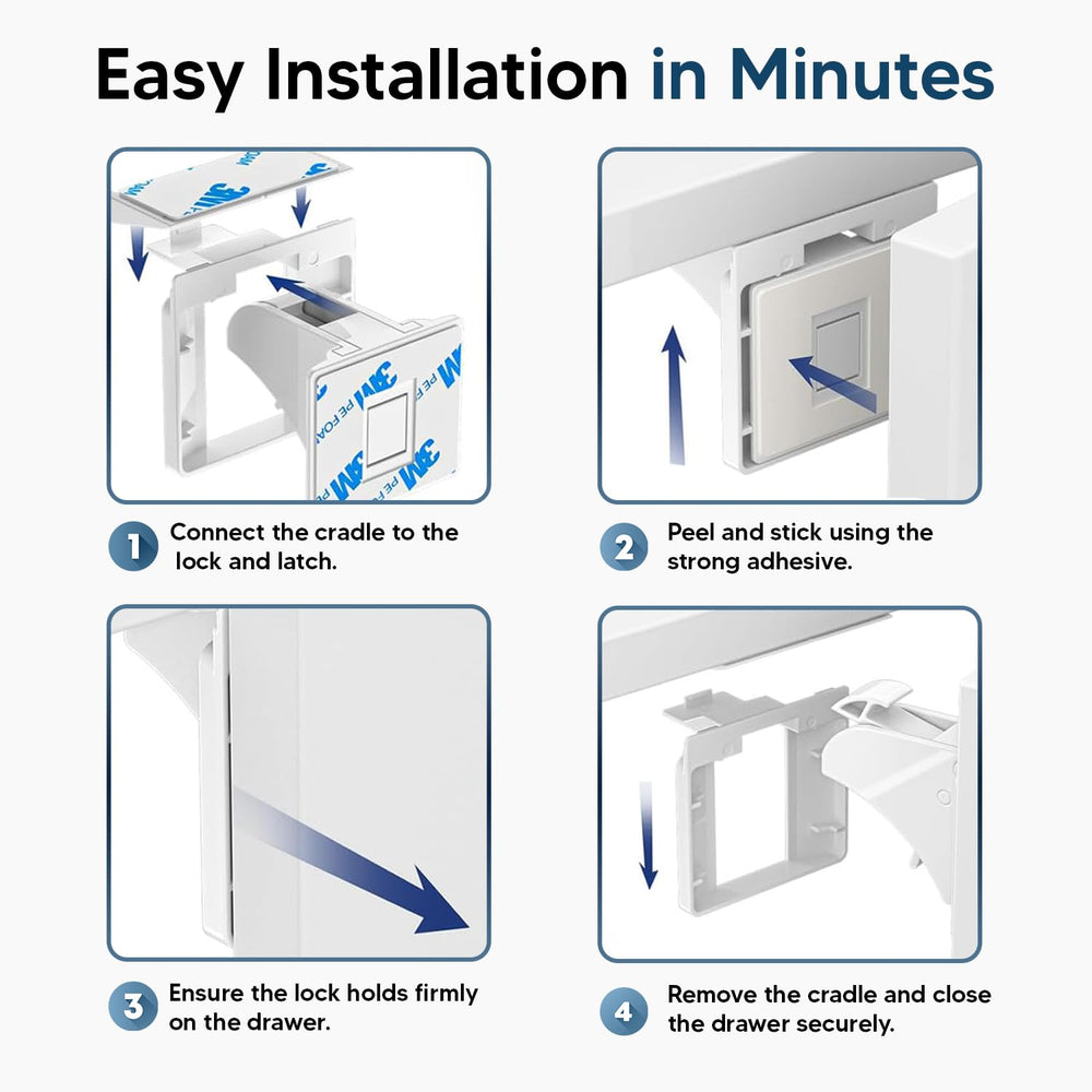 Blessimo one-key-unlocks-multiple-locks for convenient childproofing.