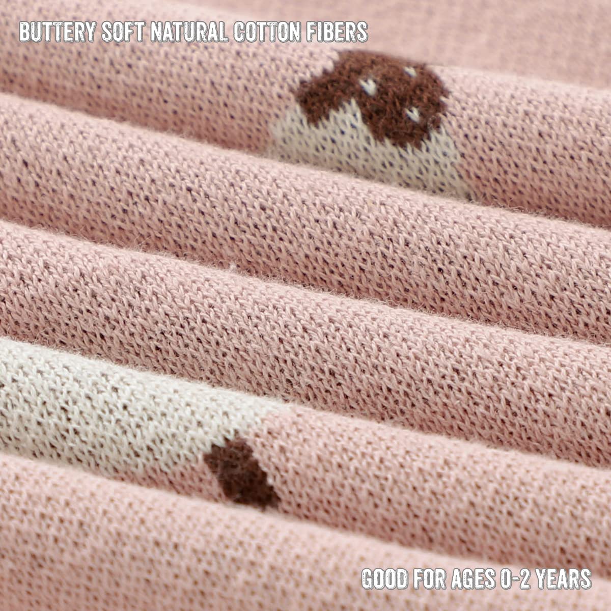 Bleu La La all-season baby blanket suits crib or stroller, keeping baby comfy in varied temps.