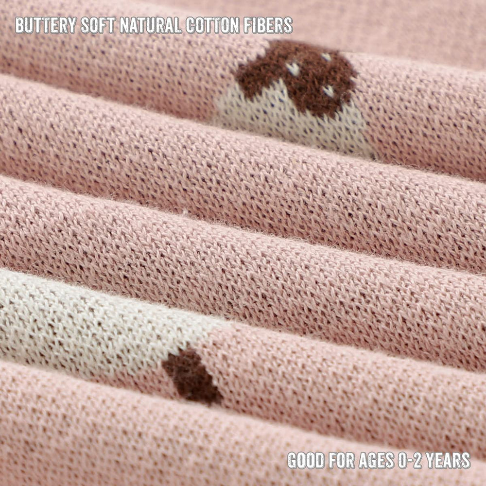 Bleu La La all-season baby blanket suits crib or stroller, keeping baby comfy in varied temps.