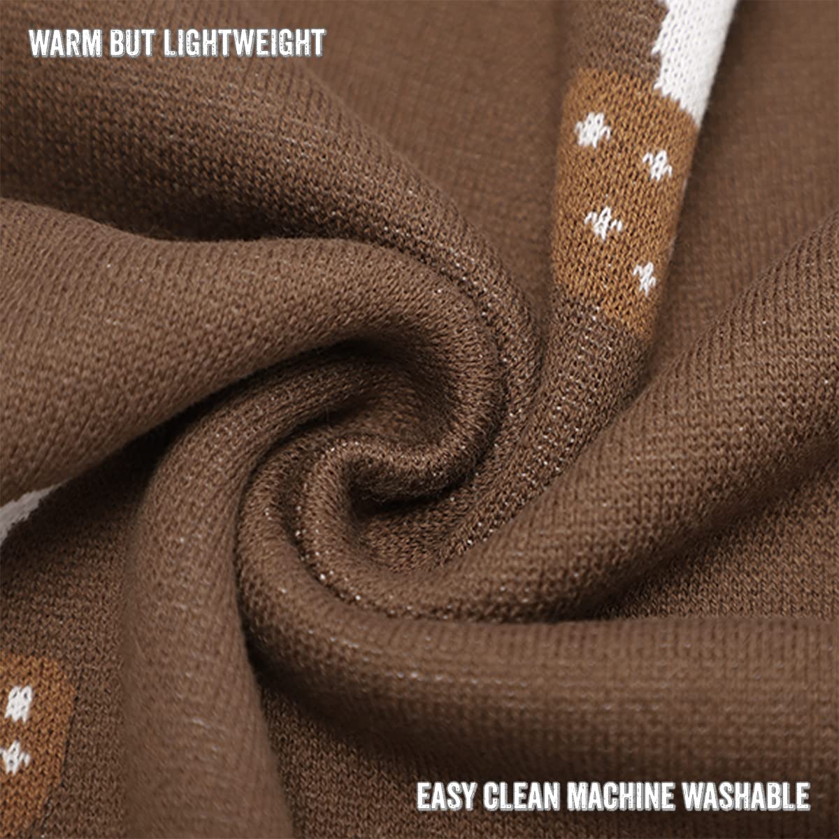 Bleu La La knit blanket mushroom mocha versatile swaddle cuddle or blanket use.