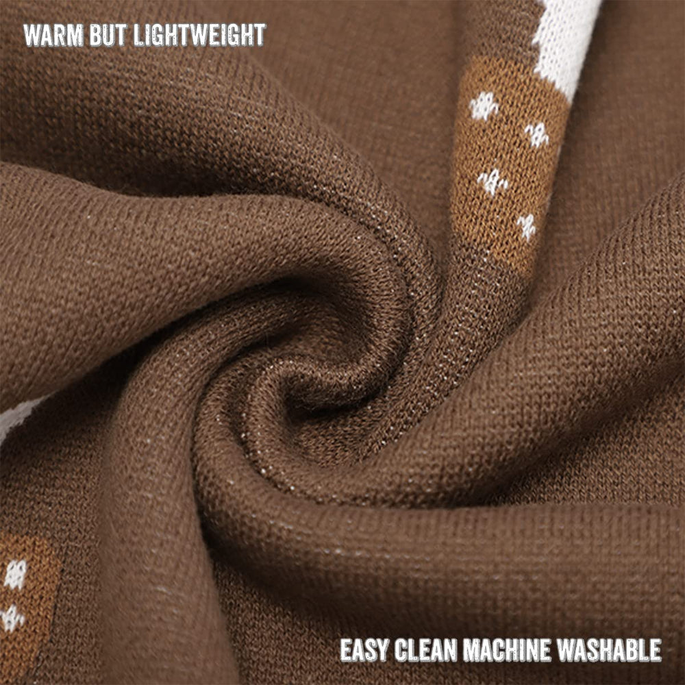 Bleu La La knit blanket mushroom mocha versatile swaddle cuddle or blanket use.