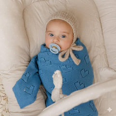 Bleu La La Luladream pacifier soft silicone handle easy grasp and soothing feel
