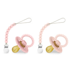 Bleu La La Luladream pacifier nipple close-up shows soft rubber for soothing moments