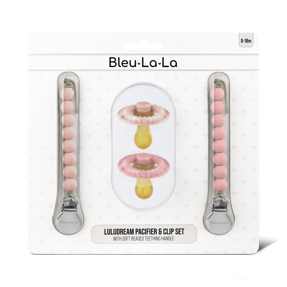 Bleu La La Luladream rose petal accent highlights gentle color and kid-friendly look