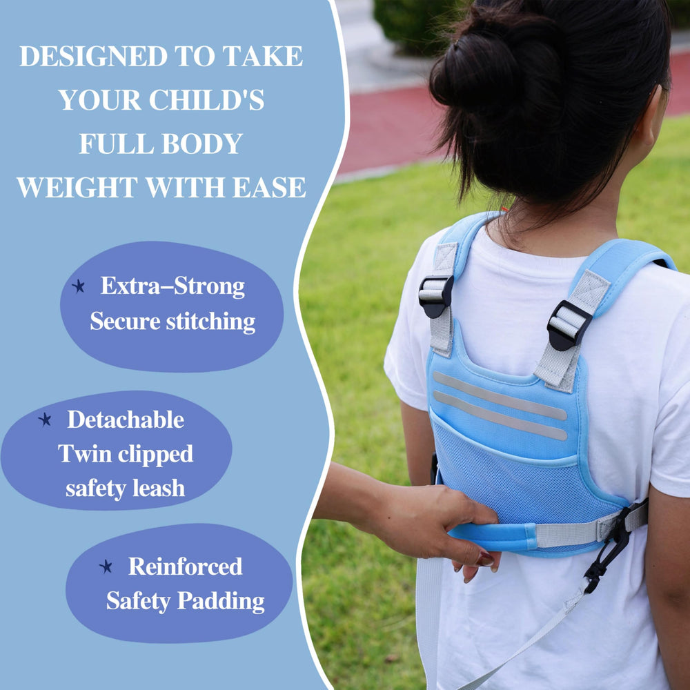 BLEWAY Active XL harness breathable mesh lining provides all-day skin comfort