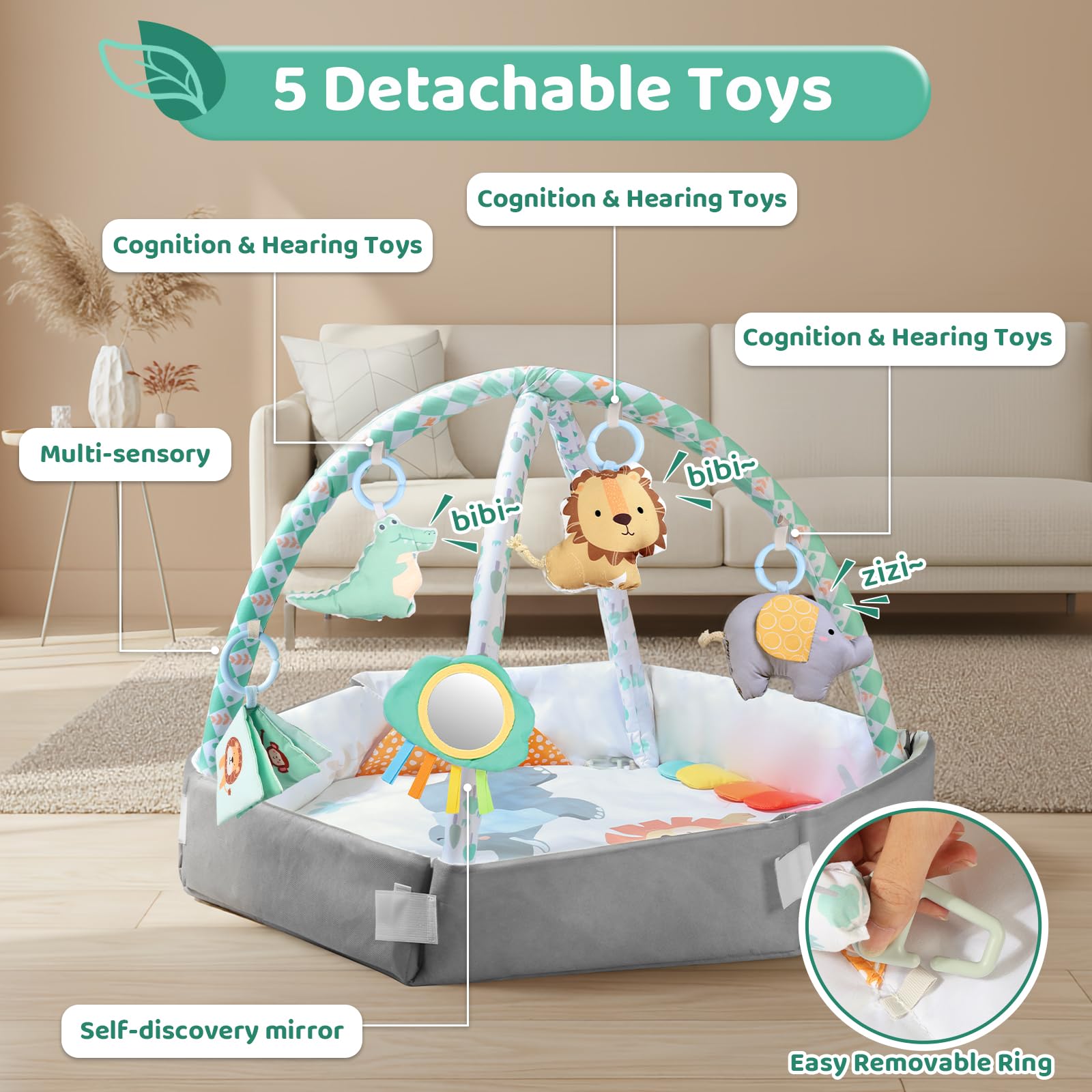 BLF FUN mirror card supports early self-awareness and visual tracking