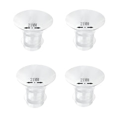 bliblo 21mm flange insert closeup showing soft silicone for comfortable pumping