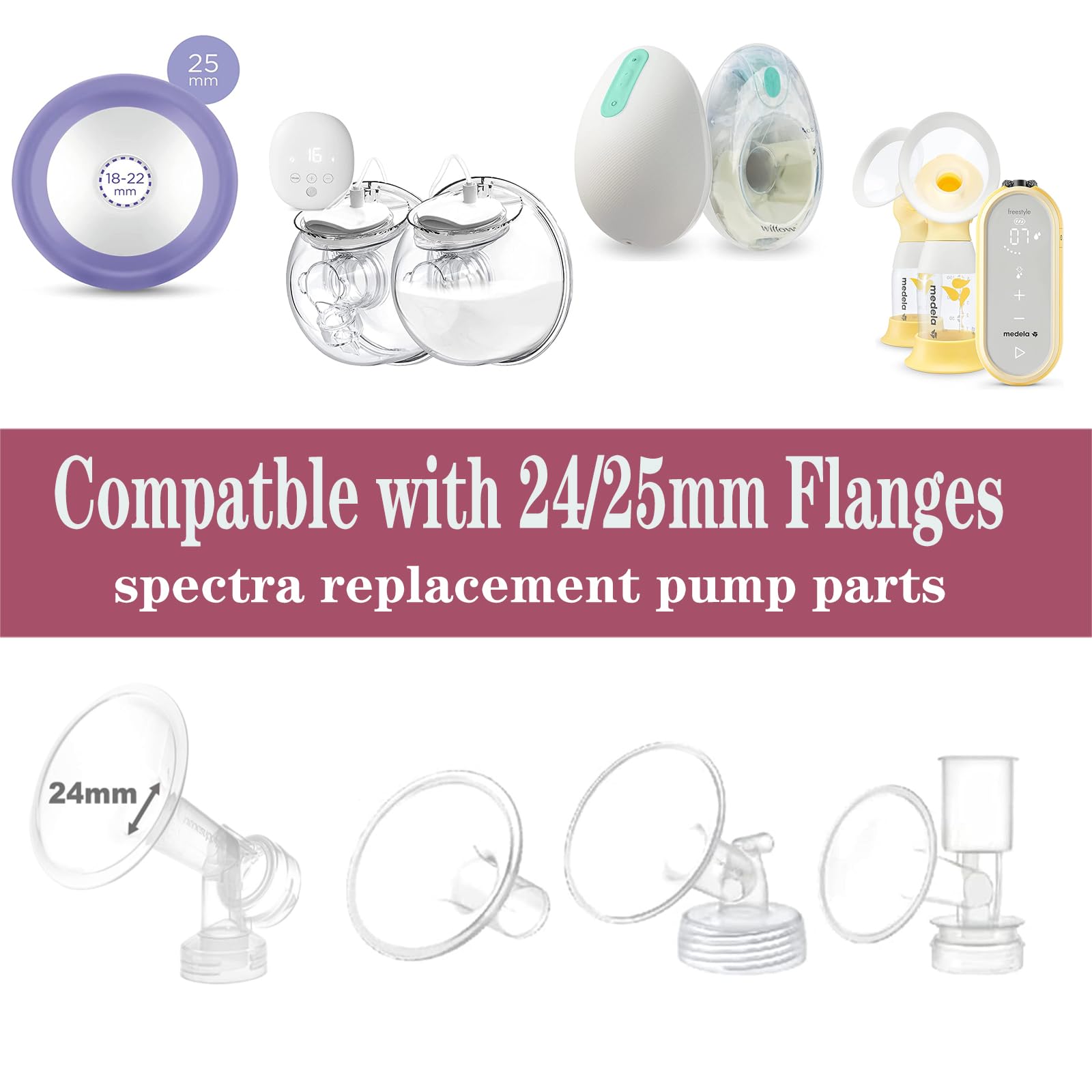 bliblo soft silicone insert for 21mm ensures safe, skin-friendly contact