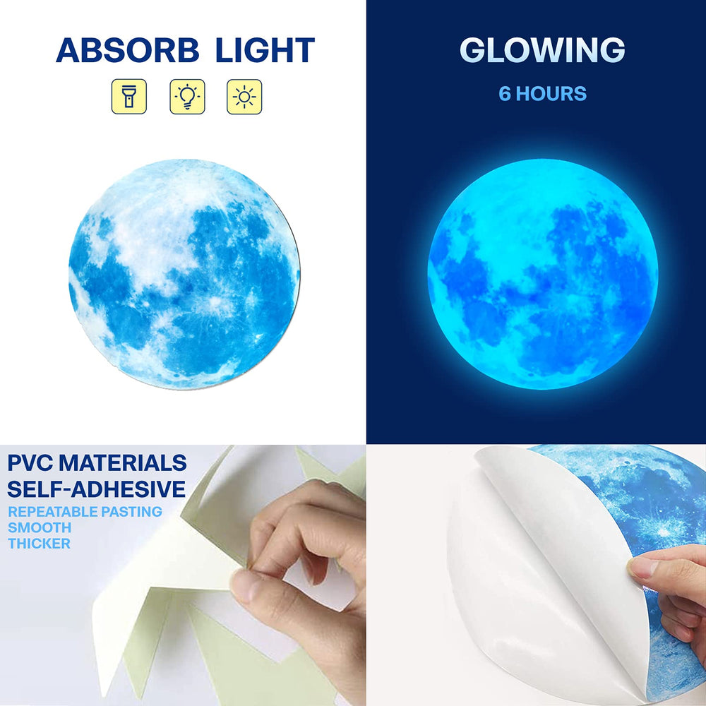 BLINKEEN glow stars self adhesive backing for easy peel and stick