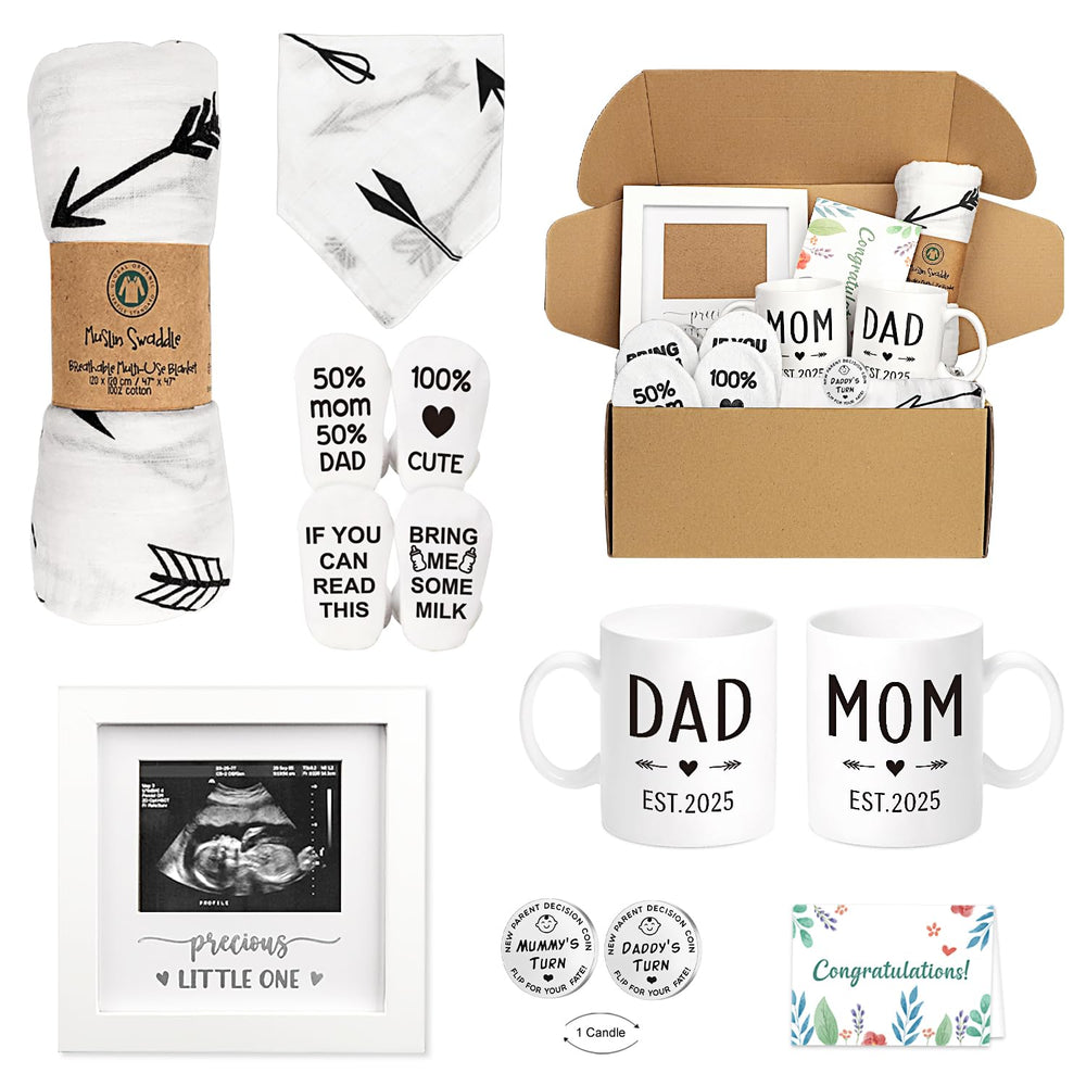 Blinking Stars mom and dad coffee mugs with double-sided prints for shared mornings.