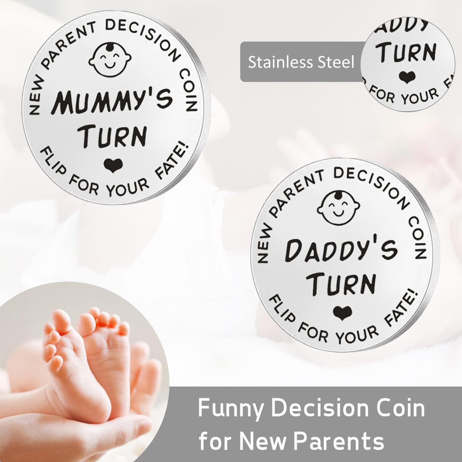 Blinking Stars non-slip baby socks with cute sayings for cozy safety.