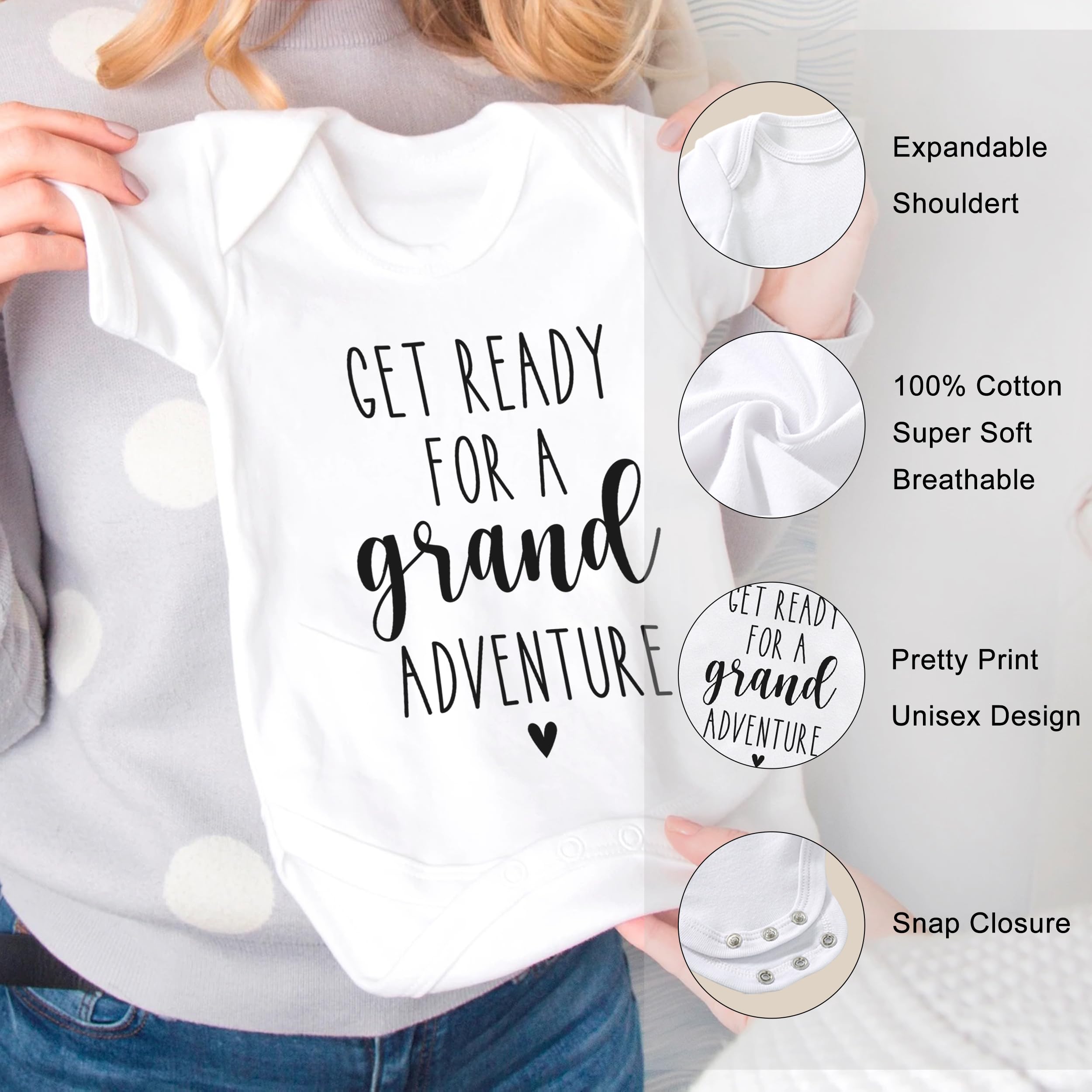 Blinking Stars pregnancy reveal card front and inside message kraft envelope keepsake.