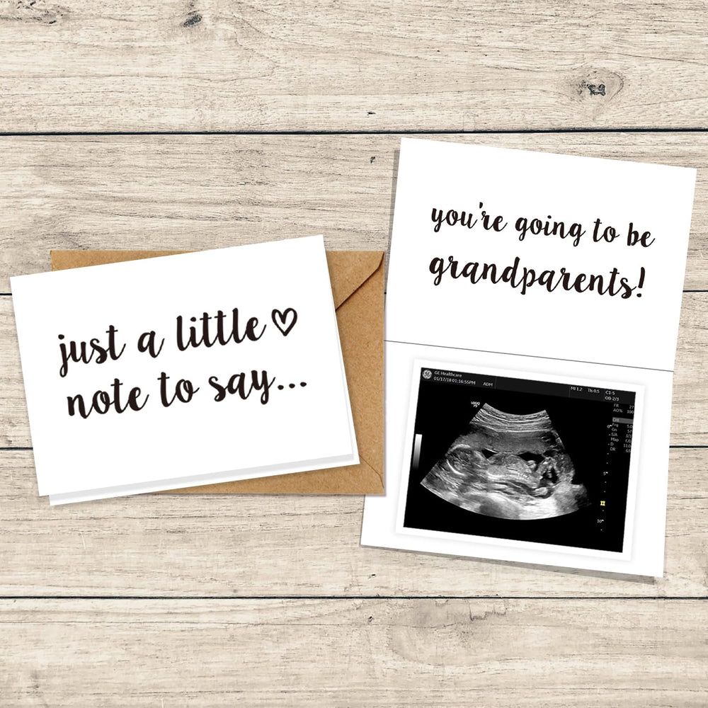Blinking Stars pregnancy-test keepsake box with engraved message and brass latch