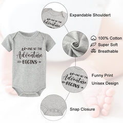 Blinking Stars baby onesie—soft cotton for newborn comfort and cute milestones.
