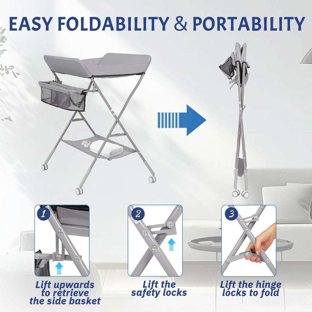 BlissBoard safety locks and wheels safeguard stability during use