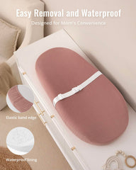 Blissful Diary anti-roll sides keep baby secure during changes for calmer moments