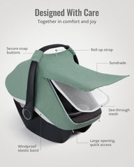 Blissful Diary cover sunshade feature provides flexible shielding from sun.