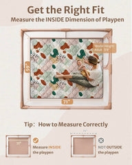 Blissful Diary baby play mat 71x59 inches offers roomy space