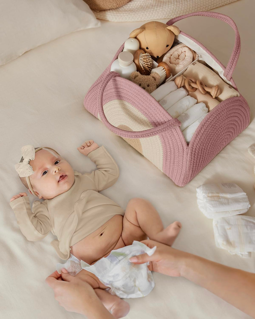 Blissful Diary cotton rope material provides sturdy shape retention