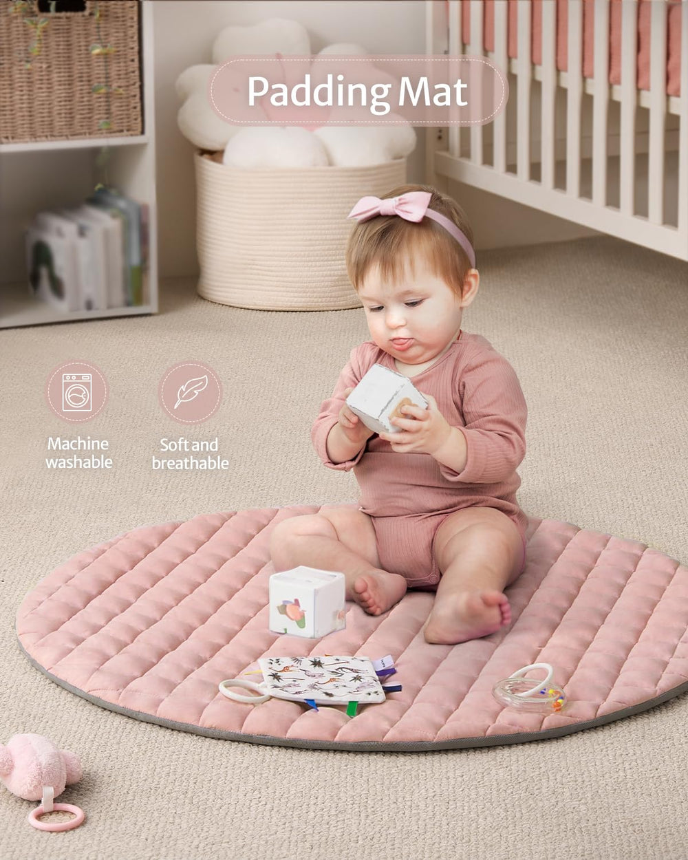 Blissful Diary crinkle book and cloth book aid visual-tactile learning