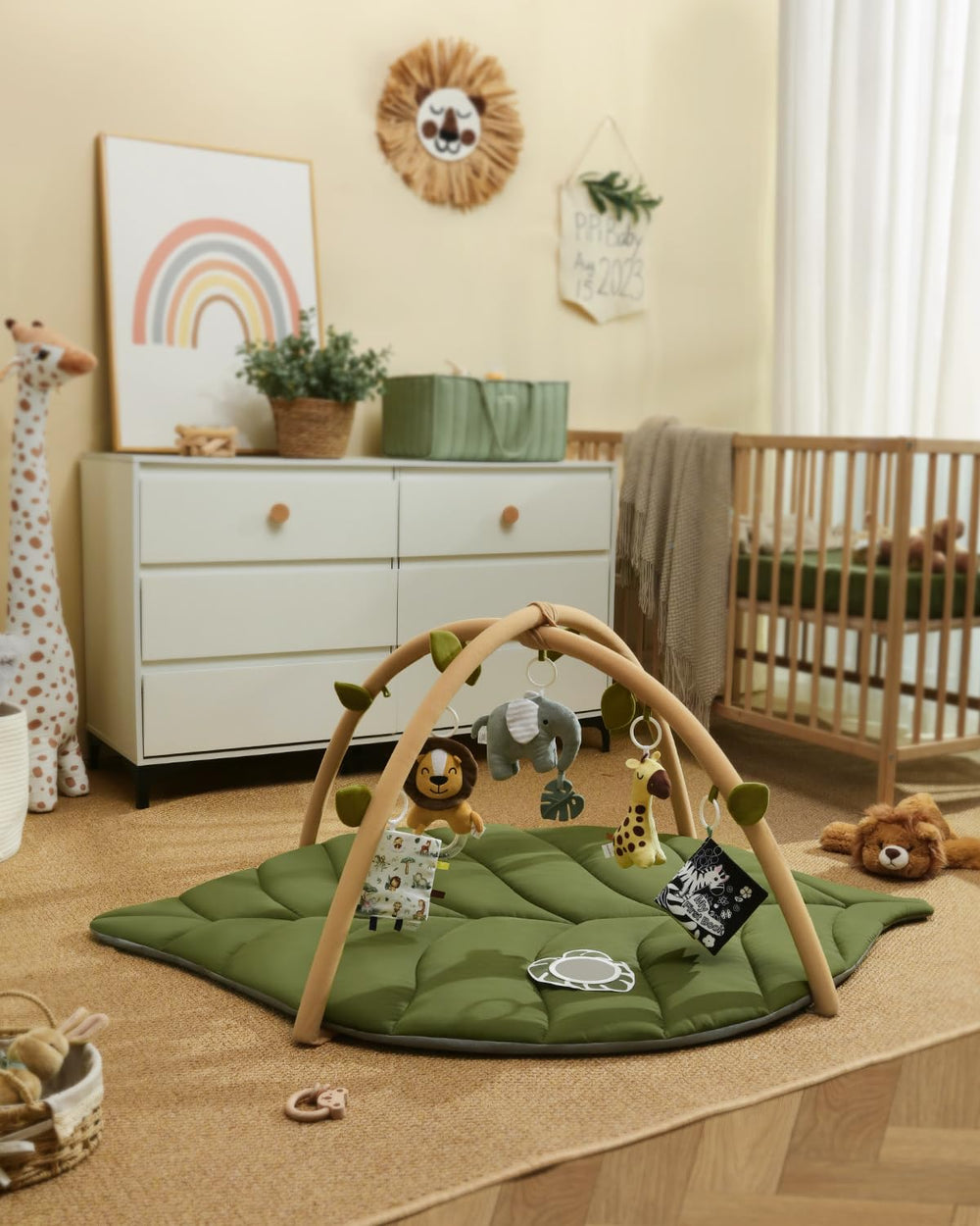Blissful Diary machine-washable fabrics simplify cleanup after play.