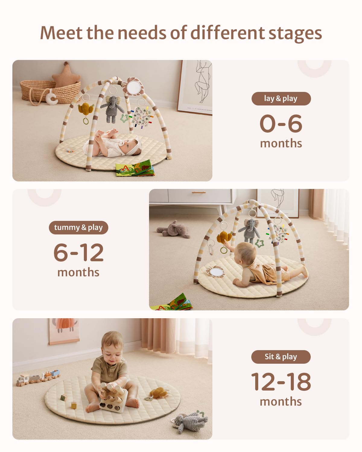 Blissful Diary elephant toy close-up for tactile, grasp-and-play moments.