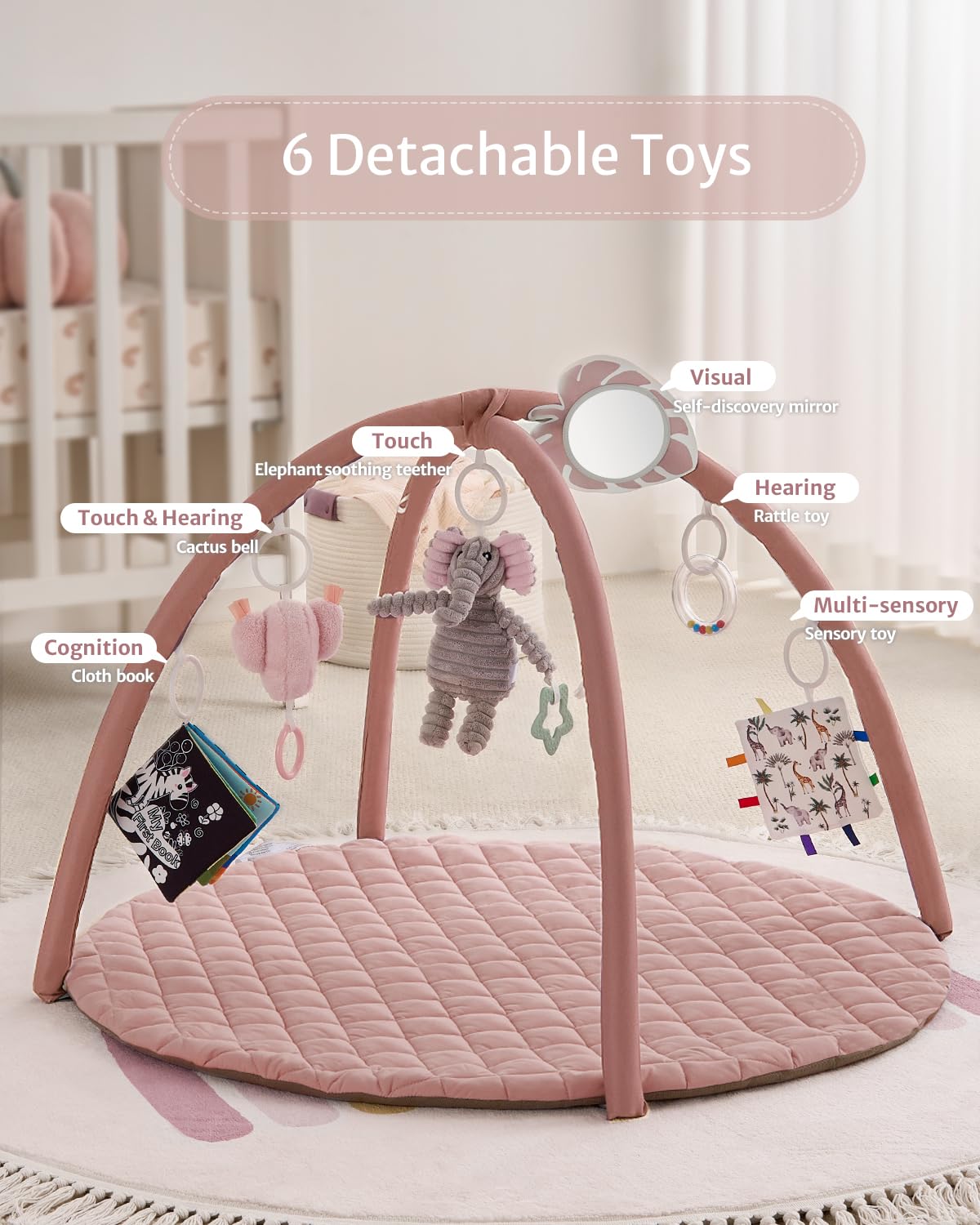Blissful Diary mirror toy supports self-recognition during tummy time